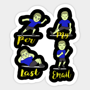 per my last email Sticker